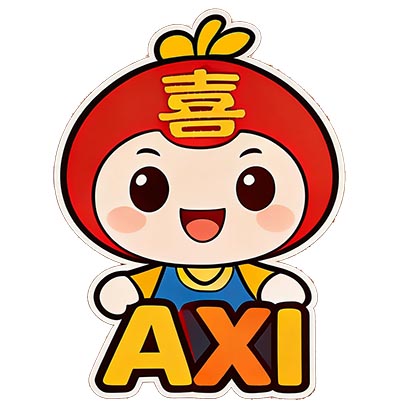 阿喜 AXI 吉祥物 LOGO